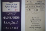 Elgin Mainsprings Contd! Nos! Take Your Pick!. Fixed Price $12.50.