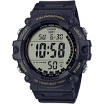 Casio Men's Watch Quartz Dual-time Chrono Black Resin Strap AE-1500WHX-1AVCF. Fixed Price $32.50.