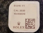 Genuine Rolex Cal 3030/3035 Part #5016 Pallet Fork - New Opened Blister. Fixed Price $125.00.