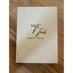 1/4X101/2 Sheets And 3 7/8X Card Stock, Write Touch Quality Vellum Cream. Fixed Price $22.50.