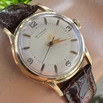 Vintage Wittnauer Men's Automatic Watch 10K Gf 11ARK Swiss 1950S. Fixed Price $299.00.