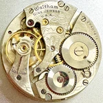 * 1937 16S Waltham Gr. 1609 1908 9J Of Ps Pocket Watch Movement Runs Q56. Fixed Price $24.99.