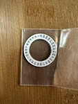 Genuine Rolex 3136 3187 B3156-111-K1 White Watch Date Indicator Wheel Disc. Fixed Price $200.00.