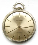 Rare Vintage Swiss Belforte Ultra Thin Pocket Watch 17 Jewels Model 11K2F. Fixed Price $75.00.