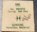 Nos Genuine Hamilton Set Cap Spring 591570 Grade 750 751 756 780. Fixed Price $13.99.
