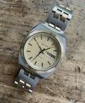 Mint Vintage Bulova Men's Automatic Watch Waffle Dial - M7 1977 Oem Bracelet. Fixed Price $290.00.