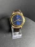 Vintage 1980'S Citizen Mens Day/date Blue Dial Wrist Watch 5500-R10354 Rs #0047. Fixed Price $48.00.
