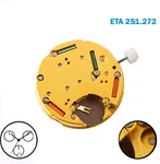 Eta 251.272-SWISS Made-chronograph-white Dat Disk 6. Fixed Price $121.00.