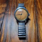 Croton Nivada Grenchen Mens Watch Swiss Silver Tone Not Tested Gmm. Fixed Price $60.00.