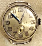 Rare Antique Sterling Silver Military Watch Mimo (girard Perregaux) Needs Repair. Fixed Price $199.00.