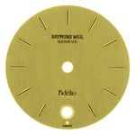 Raymond Weil Geneve Fidelio 27 Mm Gold Unisex Watch Dial. Fixed Price $49.00.