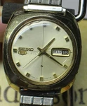 Rare 1971 Japan Seiko 5 Automatic 21 Jewels Mens Watch 6119-7086 6119C Movement. Fixed Price $75.00.