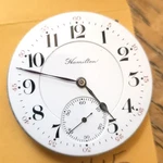 UU5: 16S Crisp 21J Hamilton 990 Pocket Watch Movement A+ Dial Running Strong. Fixed Price $215.00.