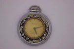 E. Ingraham Sentinel Pocket Watch Art Deco Two Tone Dial Bristol Ct Not Running. Fixed Price $14.00.