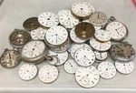 Lot Of (43) Elgin Pocket Watch Movements (mixed) Used Non-working Conditions. Fixed Price $409.99.