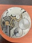Vintage 16 Size Henry Sandoz Admiral Pocket Watch Movement, Keeping Time. Fixed Price $75.00.