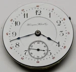 Hampden New Railway, Size, 17 Jewel Pocket Watch Movement Only, Working -1896. Fixed Price $90.00.