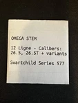 Stem For Omega Caliber 26.5, 26.5T Movements. Fixed Price $10.00.