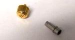 Swiss Made For Tag Crown S/s Yellow Screwdown Type 4.9MM Diameter Tube 5126. Fixed Price $35.00.