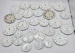 Lot Of 28 Antique Watch Dials Various Sizes Steampunk Elgin Waltham Hampden J18. Fixed Price $49.00.