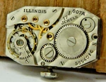 Vintage 1932 Illinois 807A 17 Jewel 18/0S Model Watch Movement W/ Dial & Crown. Fixed Price $49.00.
