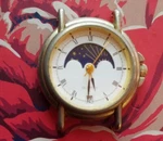 Moonphase Day Night Quartz Shiojiri Y145A Watch Vintage No Bars. Fixed Price $40.89.