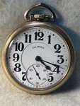 1922 16S Illinois Bunn 19J Pocket Watch Gold Filled Case - Running. Fixed Price $375.00.