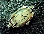 Art Deco 1930 Waltham 15J Usa Enamel Inlay & Engraved 14K White Gf Womens Watch. Fixed Price $239.99.