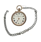 Antique Best Patent Lever Swiss Pocket Watch With Chain C1910. Fixed Price $47.00.