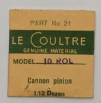 Nos Jaeger Lecoultre - Cannon Pinion Cal. 10 Rol Part 21. Fixed Price $29.99.