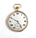 Antique 18 Kt Gold Longines Hinged Open Face Pocket Watch 21 Jewels Circa 1915. Fixed Price $3281.24.