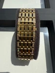 Piaget 18K Solid Yellow Gold Diamond Watch Ultra Thin Quartz Movement 8P Rare!!. Fixed Price $15000.00.