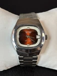 Vintage Ositron De Luxe Antimagnetic Mens Watch Manual Wind Red Dial Swiss 35 Mm. Fixed Price $107.99.