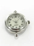 Beading Watch Faces For Jewelry Making Silver Round White 20 Mm. Fixed Price $6.00.