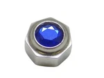 Genuine Cartier Crown Santos Gm Ref. VC070192 /622 99102 With Blue Stone (4.5MM). Fixed Price $174.99.