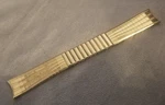 Vtg 17 Mm Kreisler Stainless Steel Fancy 10K Gold-filled 60S Flex Watch Band Usa. Fixed Price $124.99.