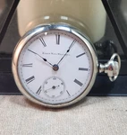 1888 Elgin Natl Watch Co Lever Set Pocket 18S. Grade 96- Runs. Fixed Price $185.00.