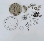 Howard Series 7 12S Movement Enamel Dial Pocket Watch Parts Disassembled 1609. Fixed Price $39.99.