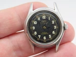 Vintage Mens Military Wrist Watch Enicar Running For Repair. Fixed Price $99.00.