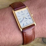 Vintage Luxor Luxuary Watch Men's Gold Plated Quartz Swiss Made Chiffre Roman. Fixed Price $249.00.