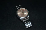 Seiko 5, 7S26 - 0430, 21 Jewels, Salmon Dial Automatic, Mens Watch, Authentic. Fixed Price $160.00.