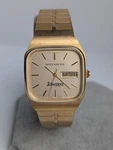 Vtg Wittnauer Swiss Men Dress Schweppes Quartz Analog 31MM Watch New Battery. Fixed Price $140.00.