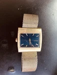 December 1971 Seiko 2559-3198 Tv Case Electric Blue Watch 24 Jewel 2559A Hi-beat. Fixed Price $95.00.