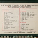 Longines, Wittnauer & Le Coultre Winding Stems For Watchmakers (G11D25). Fixed Price $19.99.
