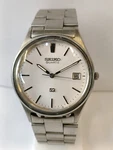 Vintage Seiko Sq Quartz White Dial 5Y22-8020 Japan Men's Working Condition. Fixed Price $143.10.