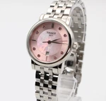 Tissot 30MM Carson Quartz Pink Mother Pearl Dial Ladies Watch T122.210.11.159.00. Fixed Price $279.00.