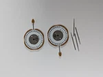 Lot Of 2 Japan Miyota GM10 Quartz Movement Date 6 Nos. Fixed Price $21.24.
