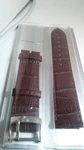 Aftermar Omega Band 20X18MM Flat Brown Alligator With Stainless Steel Buckle Omg. Fixed Price $55.00.