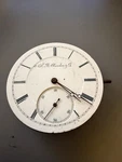 J Chambers Pocket Watch Movement Ticks Needs Service. Fixed Price $32.99.