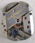 Vintage Girard Perregaux Cal. 73 Ae 17 Jewel Watch Movement For Repair. Fixed Price $24.00.